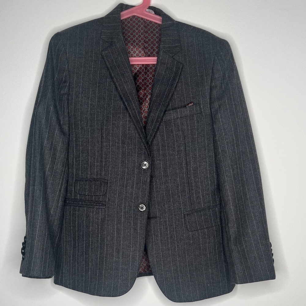 Leo & Zachary Kids Striped Blazer